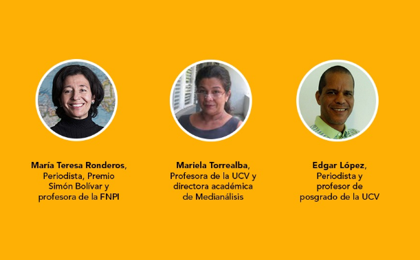 María Teresa Ronderos, Mariela Torrealba y Edgar López impartirán los talleres de la Escuela Cocuyo en Caracas